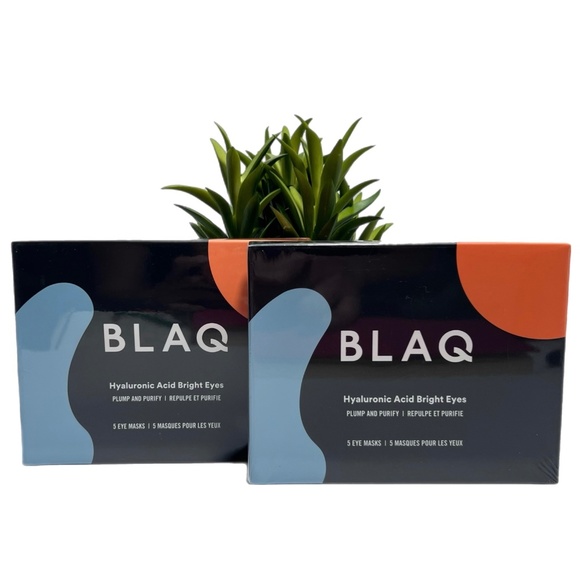 New/Sealed BLAQ Hyaluronic Acid Bright Eye Masks (10 pair) - Picture 1 of 6